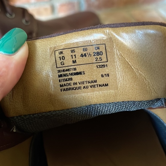 Unstructured by Clarks Brown Leather Oxford Shoes - Picture 10 of 10